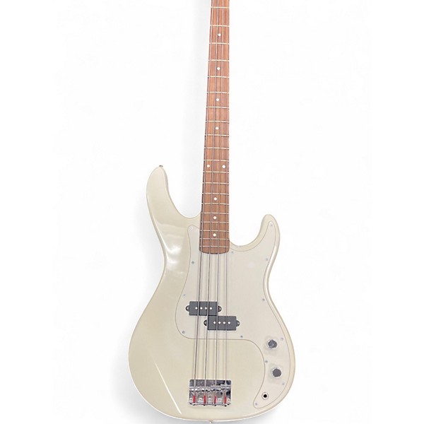 Used Peavey Milestone II Alpine White Electric Bass Guitar