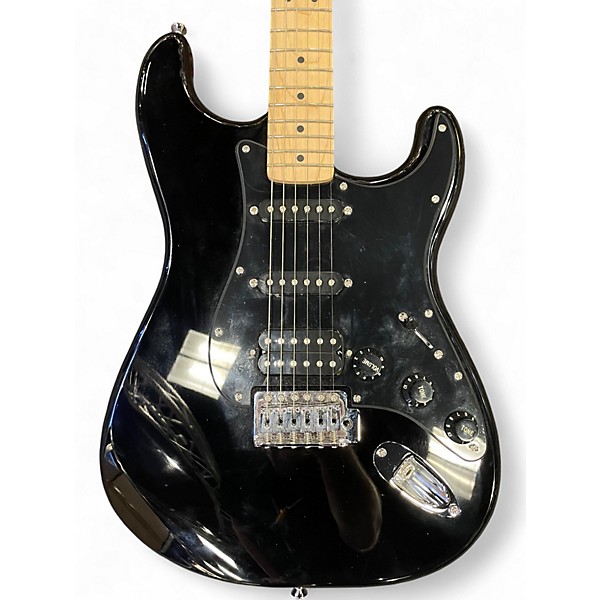 Used Squier Bullet Stratocaster HSS BLACK Solid Body Electric Guitar