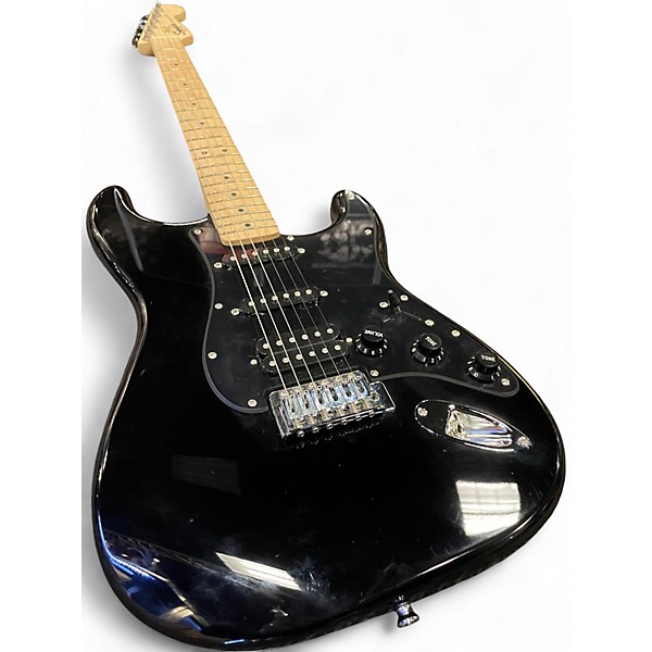Used Squier Bullet Stratocaster HSS BLACK Solid Body Electric Guitar
