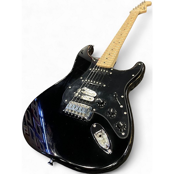 Used Squier Bullet Stratocaster HSS BLACK Solid Body Electric Guitar