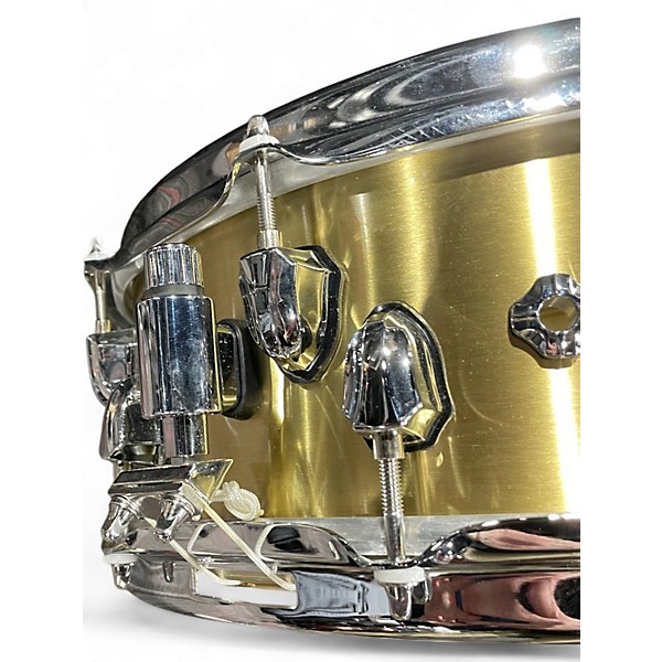 Used Mapex 5.5X14 Black Panther Metallion Brass Snare Brass Drum