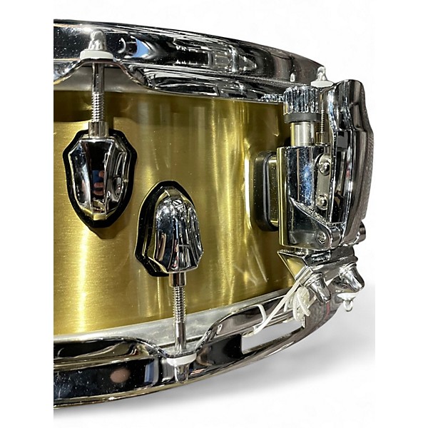 Used Mapex 5.5X14 Black Panther Metallion Brass Snare Brass Drum