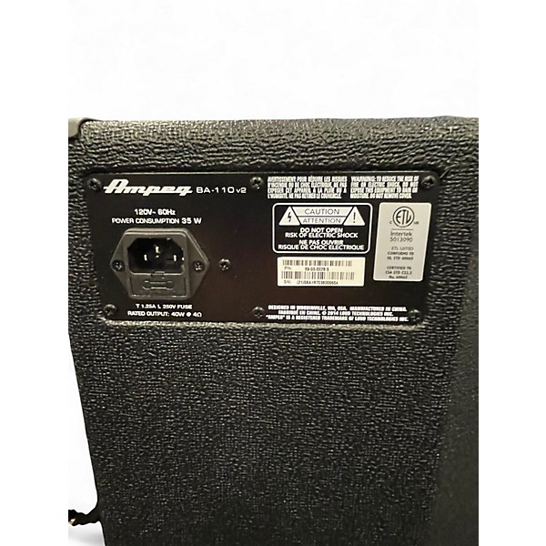 Used Ampeg BA110V2 1x10 Bass Combo Amp
