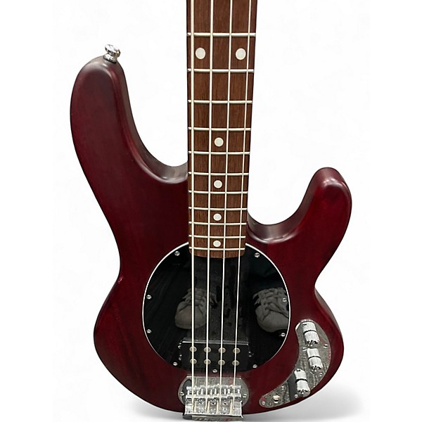 Used Sterling by Music Man Sub Series Stingray Red Electric Bass Guitar