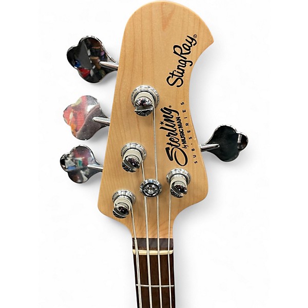 Used Sterling by Music Man Sub Series Stingray Red Electric Bass Guitar