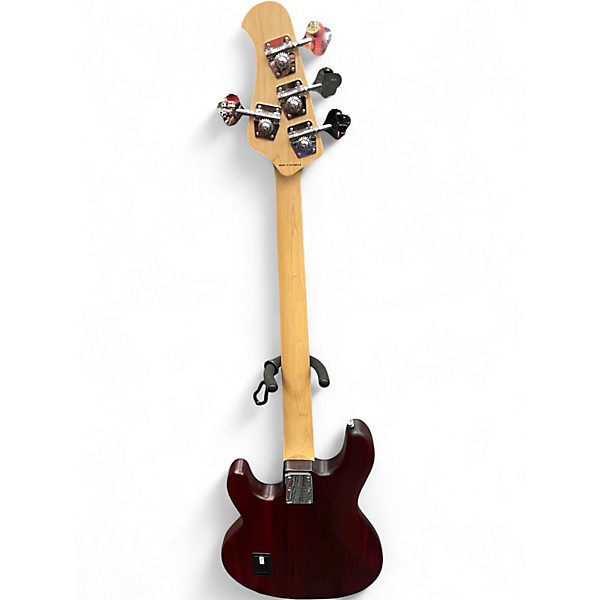 Used Sterling by Music Man Sub Series Stingray Red Electric Bass Guitar