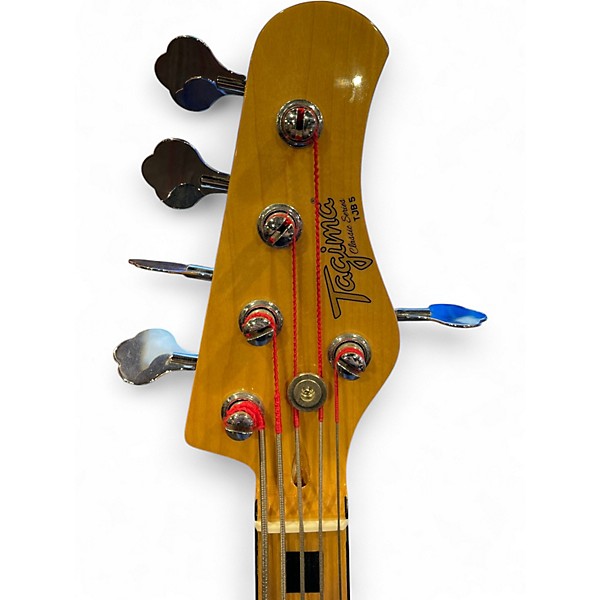 Used Tagima TJB 5-OWH-LF/TT Olympic White Electric Bass Guitar