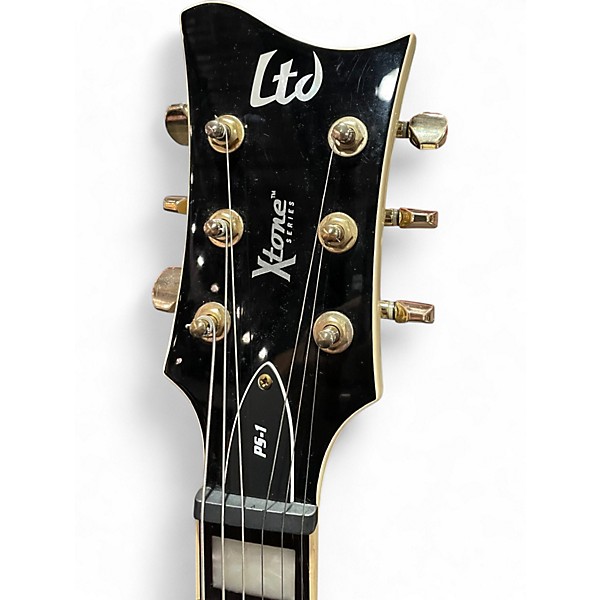 Used ESP LTD XONE PS1 Vintage White Hollow Body Electric Guitar