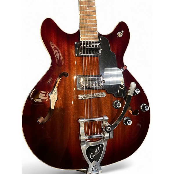 Used Guild SF1DCGVT  Mahogany Hollow Body Electric Guitar