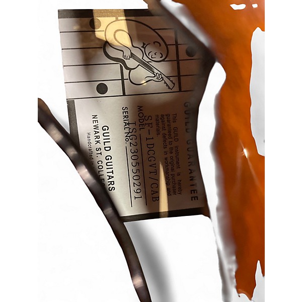 Used Guild SF1DCGVT  Mahogany Hollow Body Electric Guitar