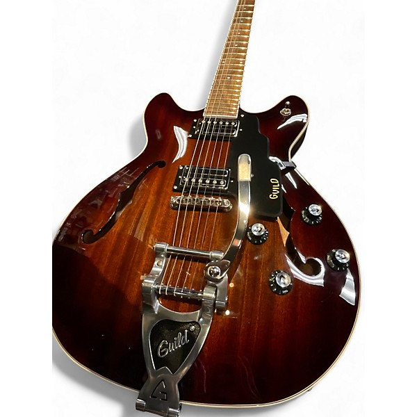 Used Guild SF1DCGVT  Mahogany Hollow Body Electric Guitar