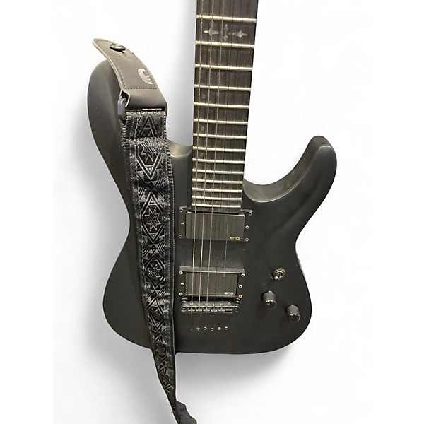 Used Schecter Guitar Research C1 Platinum BLACKOUT Solid Body Electric Guitar