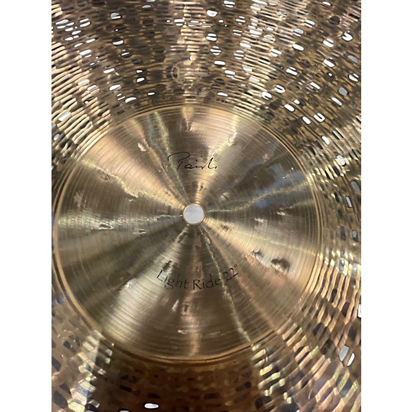 Used Paiste 22in Signature Traditional Light Ride Cymbal