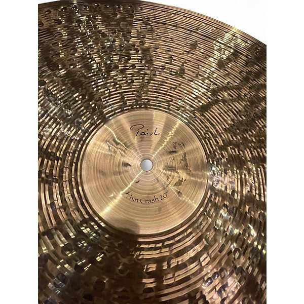Used Paiste 18in Signature Traditional Thin Crash  Cymbal
