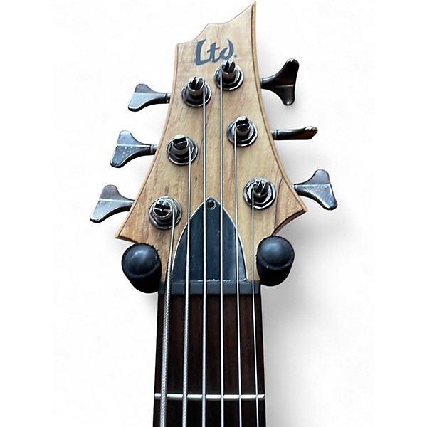 Used ESP LTD B206SM 6 String Spalted Maple Electric Bass Guitar