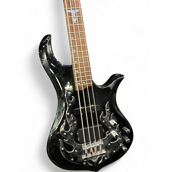 Used Traben chaos Black Electric Bass Guitar