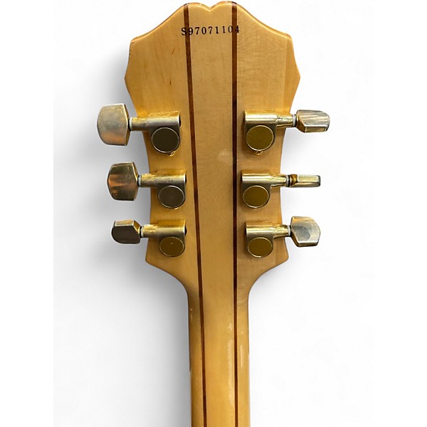 Used Epiphone Sheraton Natural Hollow Body Electric Guitar