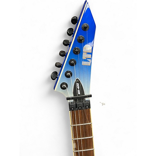 Used ESP LTD MH400 BLUE PEARL Solid Body Electric Guitar