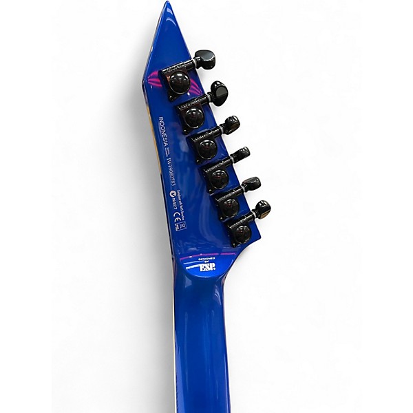 Used ESP LTD MH400 BLUE PEARL Solid Body Electric Guitar