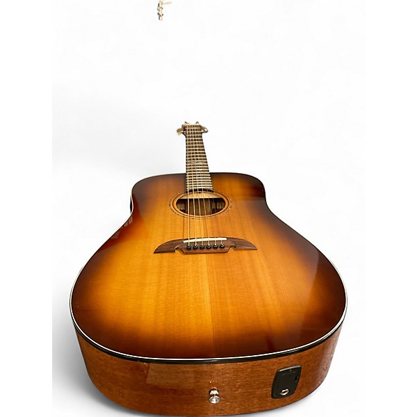 Used Alvarez AD610E Dreadnought 2 Color Sunburst Acoustic Electric Guitar