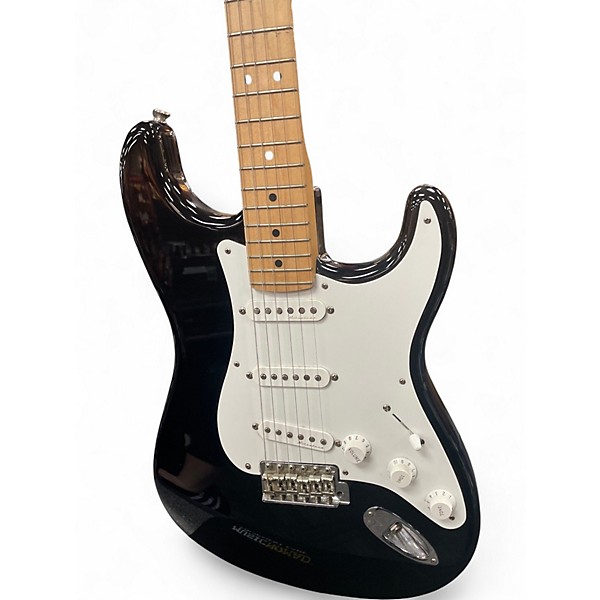 Used Fender Artist Series Eric Clapton Stratocaster Black Solid Body Electric Guitar