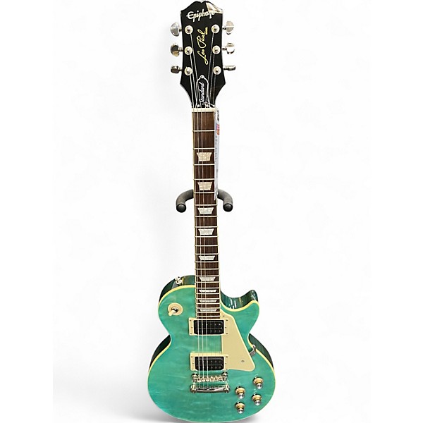 Used Epiphone Les Paul Standard Blue Solid Body Electric Guitar