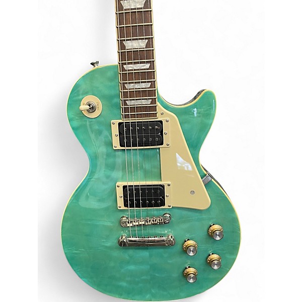 Used Epiphone Les Paul Standard Blue Solid Body Electric Guitar