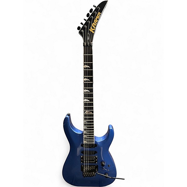 Used Kramer SM-1 Blue Solid Body Electric Guitar