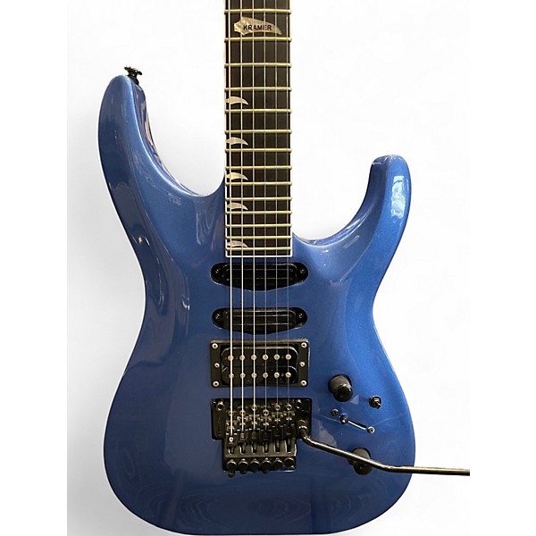 Used Kramer SM-1 Blue Solid Body Electric Guitar