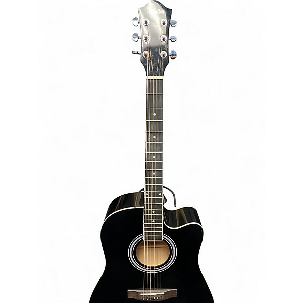 Used 2020s Moukey MBG-01B Black Acoustic Guitar