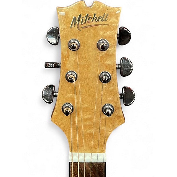 Used 2020s Mitchell MX430QAB Natural Acoustic Electric Guitar