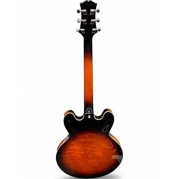 Used PEERLESS RENAISSANCE STANDARD Sunburst Hollow Body Electric Guitar