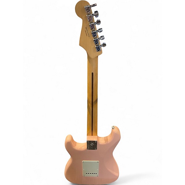 Used Fender LIMITED EDITION PLAYER STRATOCASTER Shell Pink Solid Body Electric Guitar