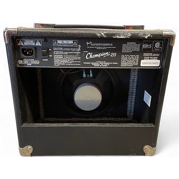 Used Fender Champion 20 Guitar Combo Amp