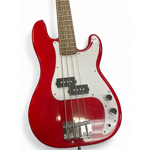 Used Squier PRECISION BASS MINI Dakota Red Electric Bass Guitar