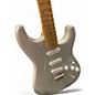 Used Fender      Fender H.E.R. Stratocaster Electric Guitar Chrome Glow Black and Silver Solid Body Electric Guitar