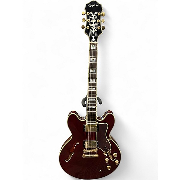 Used Epiphone Sheraton II PRO Wine Red Hollow Body Electric Guitar