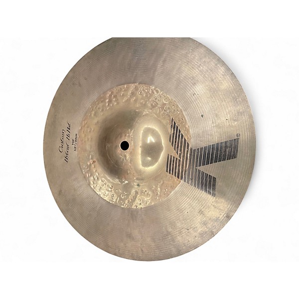 Used Zildjian 13in K Custom Hybrid Hi Hat Pair Cymbal