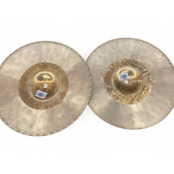 Used Zildjian 13in K Custom Hybrid Hi Hat Pair Cymbal