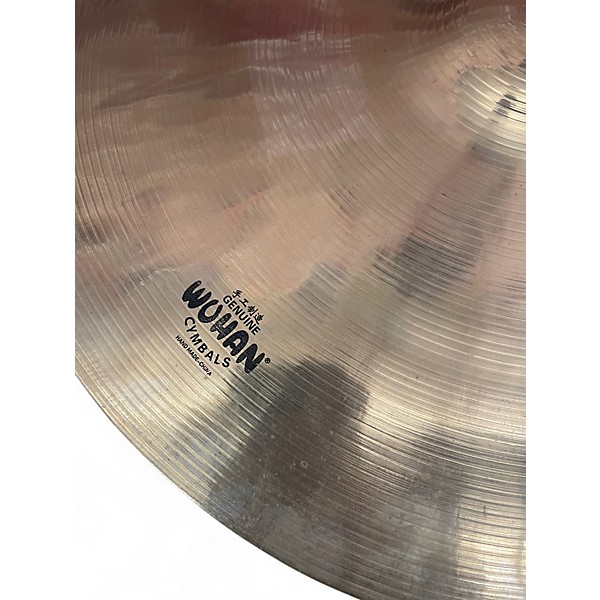 Used Wuhan Cymbals & Gongs 19in Medium thin crash Cymbal