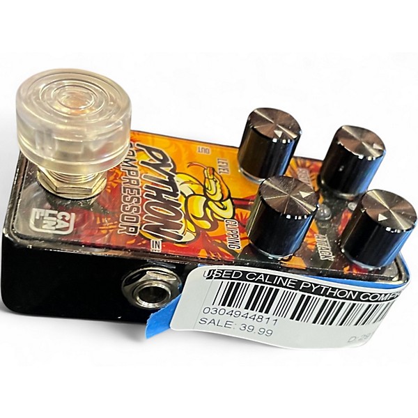 Used Caline PYTHON COMPRESSOR G012 Effect Pedal