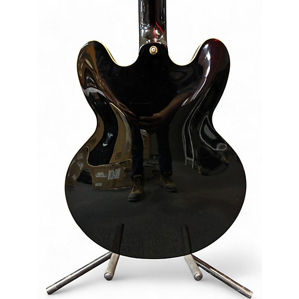 Used Epiphone Sheraton II Pro Ebony Hollow Body Electric Guitar