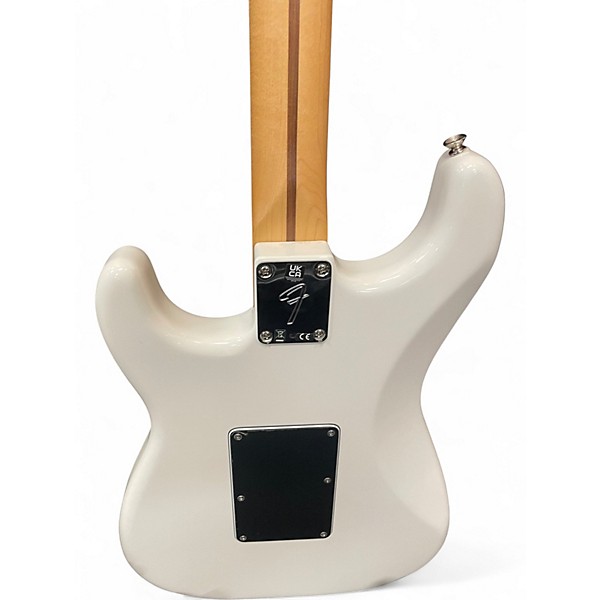 Used 2022 Fender Player Series Floyd Rose HSS Pearl White Solid Body Electric Guitar