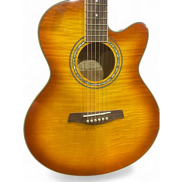 Used Ibanez AEL20E 2 Color Sunburst Acoustic Electric Guitar