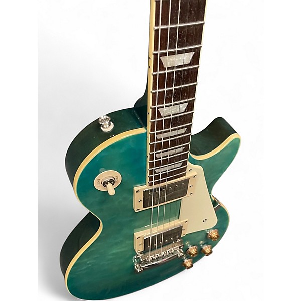 Used Epiphone Les Paul Standard Ocean Water Perimeter Solid Body Electric Guitar