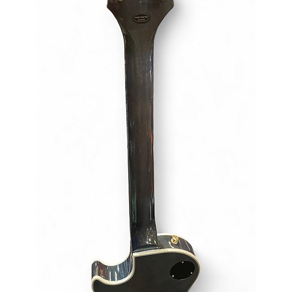 Used Epiphone Les Paul Custom Blue Quilt Solid Body Electric Guitar