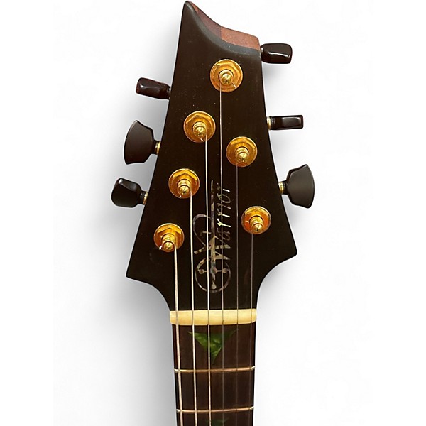 Used Warrior DMZ126 Natural Solid Body Electric Guitar