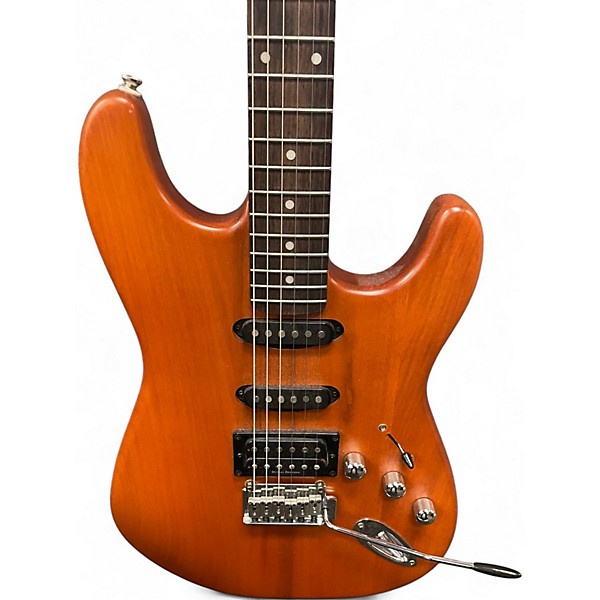 Used Squier Deluxe Stratocaster HSS Natural Solid Body Electric Guitar