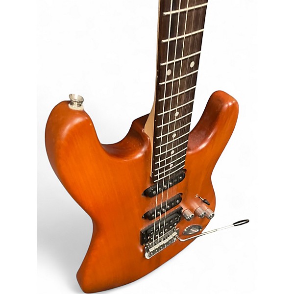 Used Squier Deluxe Stratocaster HSS Natural Solid Body Electric Guitar