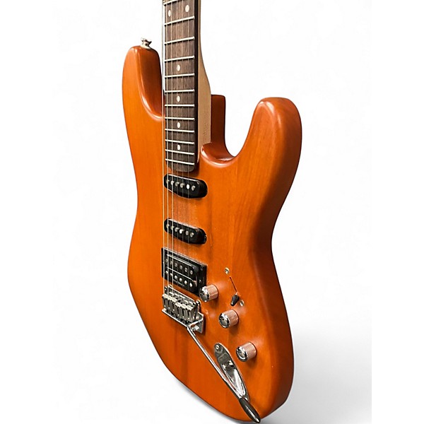 Used Squier Deluxe Stratocaster HSS Natural Solid Body Electric Guitar